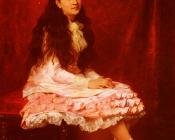 维克多加布里埃尔吉尔伯特 - Portrait of a Girl